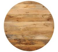 vidaXL Tablero de Mesa Redondo Madera Maciza de Mango Ø 70x2,5 cm, Superficie de Mesa, Tablero de Mesa de Madera, Tablero de Mesa de Centro