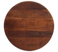 vidaXL Tablero de Mesa Redondo Madera Maciza reciclada Ø 50x3,8 cm, Superficie de Mesa, Tablero de Mesa de Madera, Tablero de Mesa de Centro
