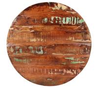 vidaXL Tablero de mesa redondo madera maciza reciclada Ø 70x2,5 cm