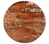 vidaXL Tablero de Mesa Redondo Madera Maciza reciclada Ø 70x2,5 cm, Superficie de Mesa, Tablero de Mesa de Madera, Tablero de Mesa de Centro