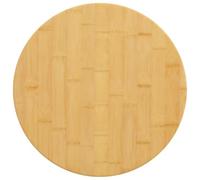 vidaXL Tablero de Mesa, Tablero Redondo, Repuesto de Superficie de Mesa, Tablero de Comedor para Restaurante Cafetería, Bambú Ø40x1,5 cm