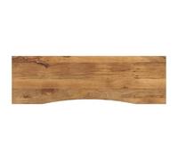 vidaXL Tablero Escritorio con Curva Madera Mango Rugosa 160x50x2,5 cm