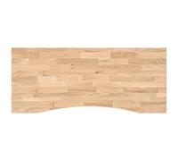 vidaXL Tablero Escritorio Rectangular Madera Maciza Roble sin Tratar