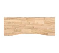 vidaXL Tablero Escritorio Rectangular Madera Maciza Roble sin Tratar
