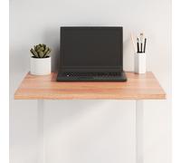 vidaXL Tablero mesa madera tratada roble borde natural 60x40x2 cm