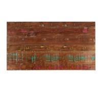 vidaXL Tablero mesa rectangular madera maciza reciclada 100x70x2,5 cm