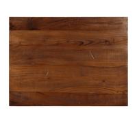 vidaXL Tablero mesa rectangular madera maciza reciclada 90x70x2,5 cm