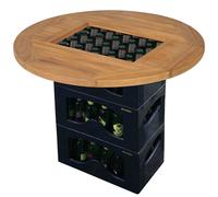 vidaXL Tablero para caja de cerveza madera de teca 70 cm