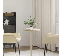 vidaXL Tablero para mesa mármol color crema Ø40x2,5 cm