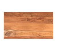 vidaXL Tablero Rectangular de Madera Maciza de Acacia 100x60x2,5 cm - Superficie para Mesa de Centro