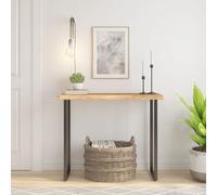 vidaXL Tablero rectangular madera de acacia borde vivo 90x40x3,8 cm