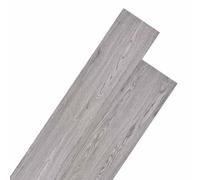 vidaXL Tableros de Suelo 18 pcs Gris Oscuro 5,26 m² PVC, Láminas de Suelo Elegantes y Modernas, rectangulares, duraderas, fáciles de Instalar para hogar, Oficina, Estudio