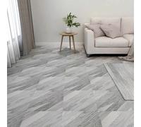 vidaXL Tableros de Suelo Gris 5,11 m² 55 uds. PVC
