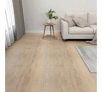 vidaXL Tableros de Suelo Gris Claro, Marrón Oscuro 5,11 m² 55 uds. PVC