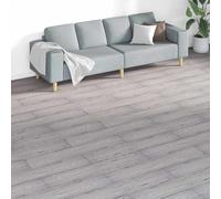 vidaXL Tableros de Suelo Gris oscuro 5,26 m² 18 uds. PVC