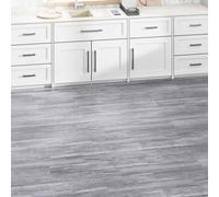vidaXL Tableros de Suelo Madera gris mate 2,51 m² 18 uds. PVC