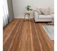 vidaXL Tableros de Suelo Madera oscura 5,11 m² 55 uds. PVC