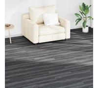 vidaXL Tableros de Suelo Negro y Blanco 5,02 m² 36 uds. PVC
