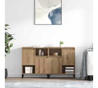 vidaXL Tableros Lateral 2 uds. Roble artisan 60 x 35 x 70 cm