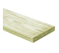 vidaXL Tablón de Decking 12 uds. Verde Impregnado 1,44 m²