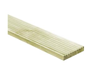 vidaXL Tablón de Decking 8 uds. Verde Impregnado 1,16 m²