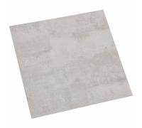 vidaXL Tablones de suelo autoadhesivos Blanco y gris 30,5 x 30,5 cm