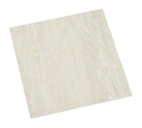 vidaXL Tablones de suelo autoadhesivos Crema 30,5 x 30,5 cm 20 uds.