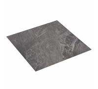 vidaXL Tablones de suelo autoadhesivos Negro 30,5 x 30,5 cm 20 uds.