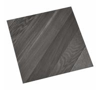 vidaXL Tablones de suelo autoadhesivos Raya gris 30,5 x 30,5 cm
