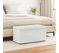 vidaXL Taburete 81 x 41 x 40 cm Cuero Sintético y Madera Fabricada