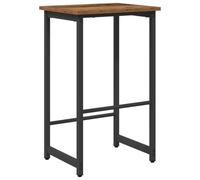 vidaXL Taburete de Bar Madera Envejecida 40 x 32 x 74 cm
