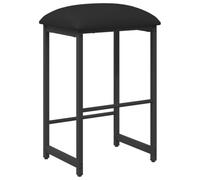 vidaXL Taburete de Bar Negro 40 x 32 x 74 cm Madera de ingeniería