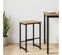 vidaXL Taburete de bar Roble artisan 40 x 32 x 74 cm