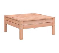 vidaXL Taburete de jardín, Otomana reposapiés y mesa de centro, madera maciza Douglas