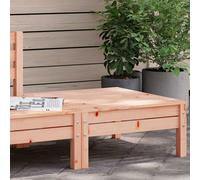 vidaXL Taburete de jardín, Otomana reposapiés y mesa de centro, madera maciza Douglas