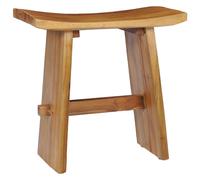 vidaXL Taburete de madera maciza de teca