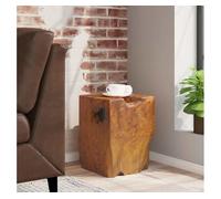 vidaXL Taburete Banquito Asiento 30x30x40 cm Hecho a mano Madera maciza de teca