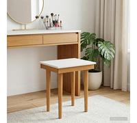 vidaXL Taburete de tocador FAUSKE Blanco 40 x 33 x 45 cm