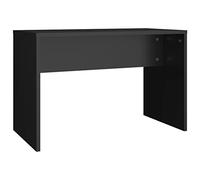 vidaXL Taburete de vestidor Madera contrachapada Negro 70x35x45 cm
