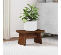 vidaXL Taburete Natural 29 x 20 x 17 cm Madera de Caoba