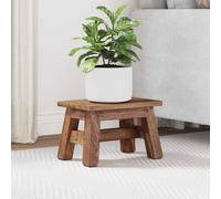 vidaXL Taburete Natural 30 x 20 x 20 cm Madera de Caoba