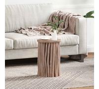 vidaXL Taburete Natural 30 x 30 x 45 cm Madera de teca maciza