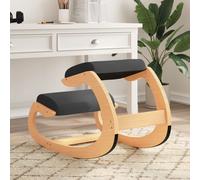 vidaXL Taburete rodillas madera contrachapada abedul negro 55x84x55 cm