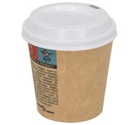 vidaXL Tapas de cartón para vasos de café Ø60 mm 4oz 1000 uds