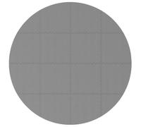 vidaXL Tapete para Piscina 16 uds. Ø 235 cm Redondo Espuma EVA Gris