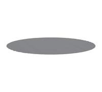 vidaXL Tapiz de suelo para piscina geotextil de poliéster Gris Claro Ø306 cm