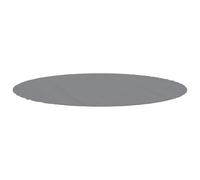 vidaXL Tapiz de suelo para piscina geotextil de poliéster Gris Claro Ø366 cm