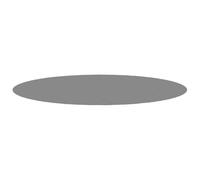 vidaXL Tapiz para piscina geotextil poliéster gris claro Ø306/Ø366 cm (1–2 mm)