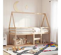 vidaXL Techo de Cama Infantil Madera Maciza Pino 199x80,5x88 cm