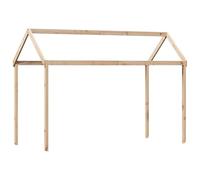 vidaXL Techo de cama infantil madera maciza pino 217x95,5x159 cm